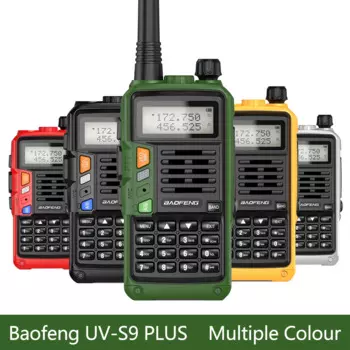 BAOFENG-UV-S9 Плюс мощный портативный трансивер, двухстороннее радио, UHF, VHF, двухдиапазонный, Baofeng, UV-S9 Plus