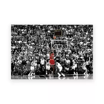 Баскетбольный плакат MJ, винтаж, холст