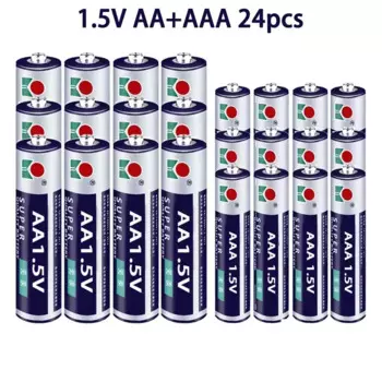 Батарея AA 1,5 В 9800 мАч/1,5 В AAA 8800 мАч Щелочная батарея фонарик игрушки часы MP3-плеер замена Ni-Mh батареи