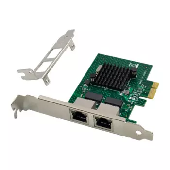 BCM5720 PCIE X1 Гигабитная сетевая карта Ethernet Двухпортовая серверная сетевая карта адаптера, совместимая с WOL PXE VLAN