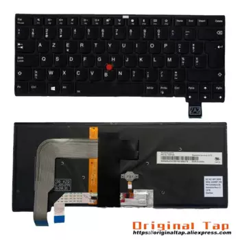 BE Бельгийская клавиатура с подсветкой для Lenovo Thinkpad T470p 01EP433 01EP474