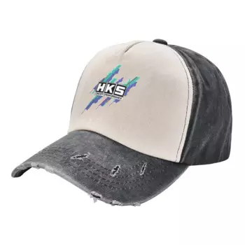 Бейсболка HKS Power и Sportser, однотонная, с козырьком