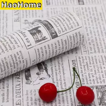 Виниловые обои HaoHome белые винтажные