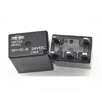 Бесплатная доставка 10 шт./лот 24VDC 15/10A 5PIN реле 301-1C-S 24VDC