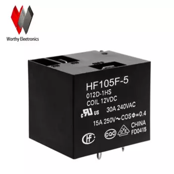 Бесплатная доставка, оптовая продажа, 10 шт./Лот, реле HF105F-5-012D-1HS