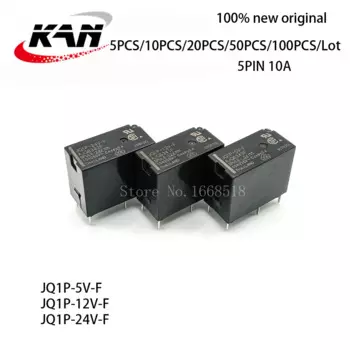 Бесплатная доставка, реле 10A 250V 5Pin JQ1P 5V 12V 24VDC F Open и close AJQ6349F AJQ6341F AJQ6342F