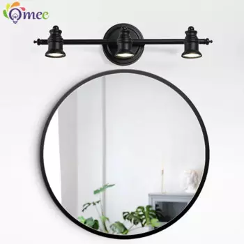 OMEE LED настенные светильники для ванной комнаты 2 головки