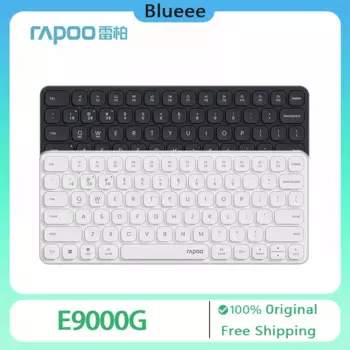 Беспроводная Bluetooth клавиатура Rapoo E9000G, низкопрофильная компьютерная клавиатура для ноутбука, портативная эргономичная компьютерная периферийная Совместимость с 78 клавишами