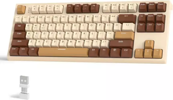 Беспроводная игровая клавиатура MAMBASNAKE x REEWOLF M88 TKL, Bluetooth/2,4 ГГц, механическая клавиатура с горячей заменой