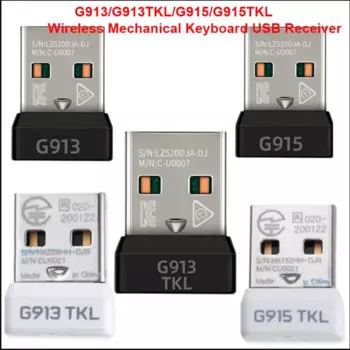 Беспроводная игровая механическая клавиатура с приемником, совместимая с G913, G915, G913, TKL, G915, TKL