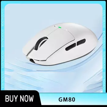 Беспроводная игровая мышь Aigo Gm80, 2,4 ГГц, 3 режима, легкая, Youlong Paw3311/3395
