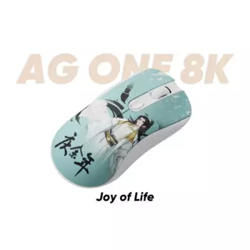 Беспроводная игровая мышь Akko AG ONE, эргономичная 4K, 8K, частота опрокидывания, USB/2,4 ГГц/Bluetooth 5,0, трехрежимная клавиатура, мышь для ПК, геймера