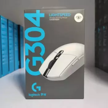 Беспроводная игровая мышь G304 Lightspeed, подходит для киберспорта, ноутбука LOL, черный и белый, фиолетовый цвета