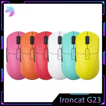 Беспроводная игровая мышь Incott G23 Pro, 2 режима, 2,4 ГГц, Paw3390, легкая, 4k/8k, 140 ч, воспроизведение 32000dpi