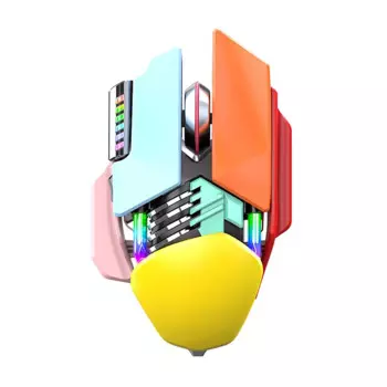 Беспроводная игровая мышь M7 RGB USB 2,4G, 3200 DPI, 7-кнопочная программируемая эргономичная игровая мышь для ПК плееров