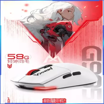 Беспроводная игровая мышь Monka G995w, 3-режимная Беспроводная Bluetooth легкая эргономичная электронная Спортивная игровая компьютерная в подарок