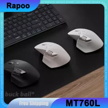 Беспроводная игровая мышь Rapoo MT760, 3 режима, 2,4 ГГц/USB/Bluetooth