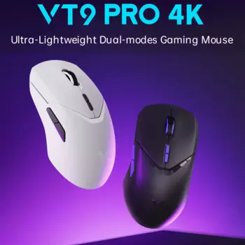 Беспроводная игровая мышь Rapoo VT9PRO/VT9Air 4K, сверхлегкая, 26000 точек на дюйм, частота отката 4 кГц, время отклика 0,25 мс, срок службы батареи 180 часов PAW3398