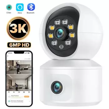 Беспроводная IP-камера для домашней системы видеонаблюдения, 6 МП
