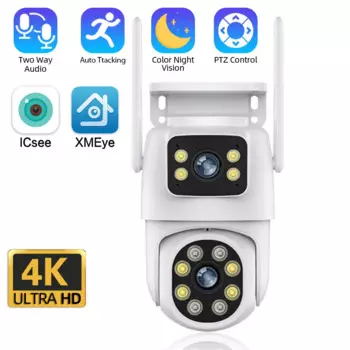 Беспроводная IP-камера видеонаблюдения, 8 Мп, 4K, PTZ, Wi-Fi