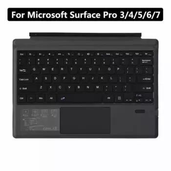Беспроводная клавиатура для Microsoft Surface Pro 3/4/5/6/7, совместимая с Bluetooth, игровая клавиатура для планшета 3,0 дюймов, ноутбука