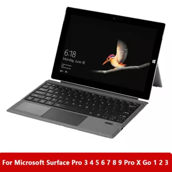 Беспроводная клавиатура для планшета Microsoft Surface Pro 3/4/5/6/7, совместимая с Bluetooth, планшет 3,0 для Surface Pro 3/4/5/6/7, ПК, ноутбука