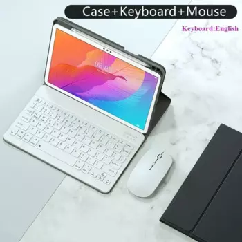 Беспроводная Магнитная Bluetooth-клавиатура и мышь для OPPO Pad Air OPD2102A, 10,36 дюйма, с чехлом для клавиатуры с держателем для карандашей