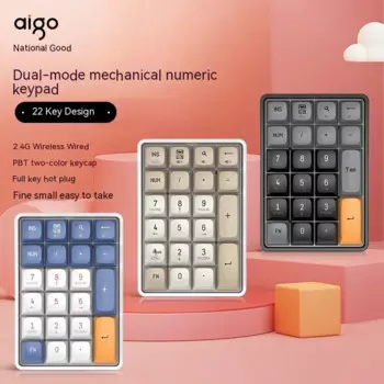 Беспроводная механическая мини-клавиатура Aigo A18, 2,4 ГГц
