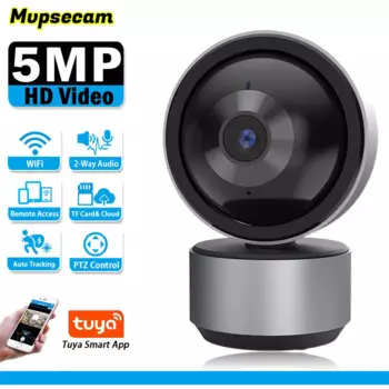 Беспроводная мини-камера видеонаблюдения, 5 МП, HD, Wi-Fi