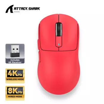 Беспроводная мышь Attack X3 X3Pro, легкая мышь PixArt PAW3395 26K DPI 1K/4K, игровая мышь Tri-Macro, ноутбук/win/
