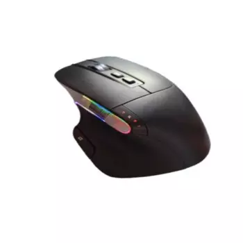 Беспроводная мышь, проводная Bluetooth мышь для офисных игр, эргономичная перезаряжаемая мышь с двумя колесами, Rgb светильник