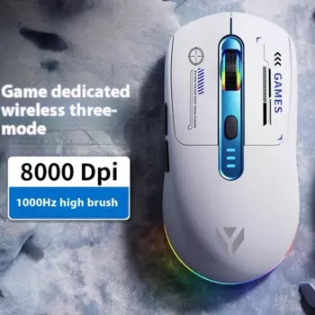 Беспроводная мышь YOAINGO, Проводная игровая компьютерная мышь для киберспорта, с тройным режимом, тихая, с поддержкой Bluetooth, для настольного компьютера, в стиле ретро, Черная пятница, подарок