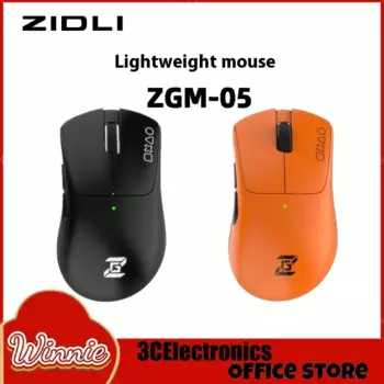 Беспроводная мышь Zidli Zgm05, двойной режим, легкая игровая мышь 2,4g Paw 3311 с низкой задержкой, длительный срок службы батареи, ПК, геймера, офисные подарки