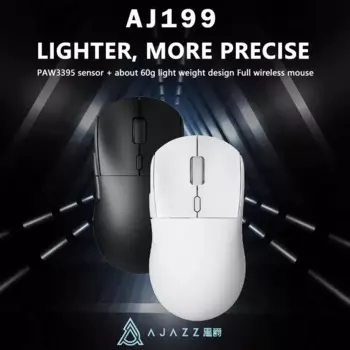 Беспроводная оптическая мышь AJAZZ AJ199, 2,4 ГГц, 26000DPI, 6 кнопок