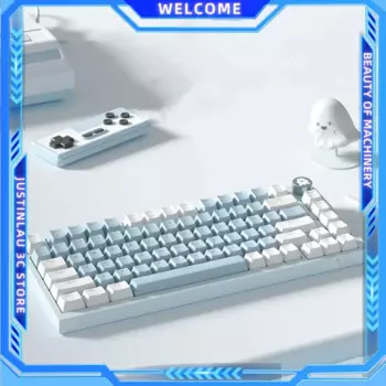 Беспроводная Проводная Механическая клавиатура, 2,4 ГГц, Bluetooth, три режима, RGB подсветка, Hot Swap, прокладка, конструкция, игровая клавиатура