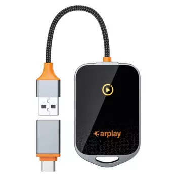 Беспроводной адаптер Carplay для Iphone, Carplay 5,8 ГГц преобразует проводной в беспроводной AI BOX, Plug & Play, подходит для автомобилей 2015 года.