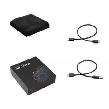 Беспроводной адаптер CarPlay Plug & Play 5 ГГц Wi-Fi с автоматическим подключением без задержки для проводных автомобилей CarPlay, год модели после 2016 года