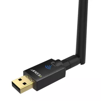 Беспроводной адаптер Wi-Fi 600 Мбит/с USB 2,4G/5 ГГц Wi-Fi антенна 2 дБи Ethernet Сетевая карта Wi-Fi приемник для периферийных устройств ПК