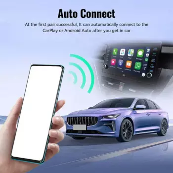 Беспроводной автомобильный адаптер 2-в-1, компактный беспроводной USB-адаптер