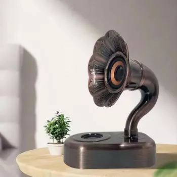 Беспроводной Bluetooth-динамик в стиле ретро, портативная уличная Hi-Fi стереоколонка с тяжелыми басами, высокочувствительное радио, TWS, TF-карта, AUX, USB