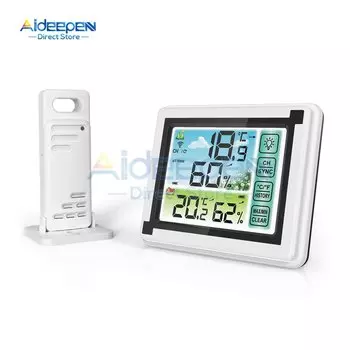 Беспроводной цифровой термогигрометр Aideepen