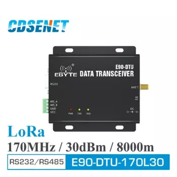 Беспроводной трансивер RS232 RS485 170 МГц CDSENET E90-DTU(170L30) LoRa 1 Вт дальнего действия 8 км радиочастотный модем LoRa передача данных