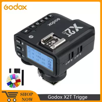 Беспроводной триггер вспышки Godox X2T TTL 2,4G для Canon Nikon Sony Fuji Olympus Pentax 1/8000s HSS передатчик