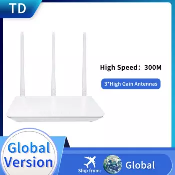 Беспроводной Wi-Fi репитер F3 300 Мбит/с, мультиязычная прошивка, бустер для маршрутизатора, WISP, режим AP, 1WAN + 3lan портов RJ45