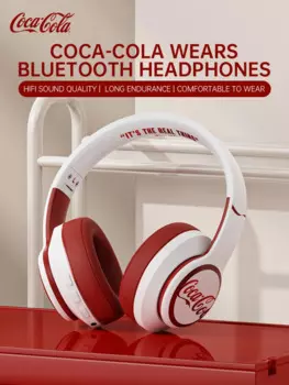 Беспроводные наушники Coca-Cola Audifomos, Bluetooth, Inalambrico, Bluetooth 5,3, стереонаушники, Hi-Fi гарнитура, игровые наушники с микрофоном