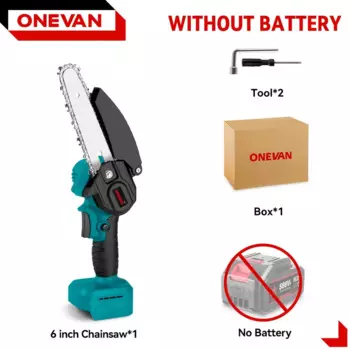 Аккумуляторная цепная пила ONEVAN 6 дюймов