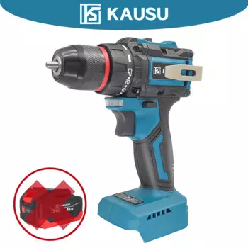 Бесщеточная аккумуляторная дрель KAUSU 10 мм для аккумулятора Makita 18 В