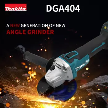 Бесщеточная угловая шлифовальная машина Makita DGA404, полировщик высокой мощности, режущий станок 100/125 мм, многофункциональный аккумулятор 18 В, электроинструменты