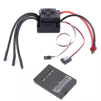 Бесщеточный контроллер скорости Rc 80A ESC с программирующей картой 5,8 В/3 А SBEC 2-4S для радиоуправляемого автомобиля 1/8 1:8 (T Plug)