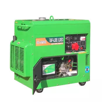 Бесшумный дизельный генератор 5KW6KW, 380 В, однофазный, трехфазный, равной мощности, 50 Гц, электрический старт